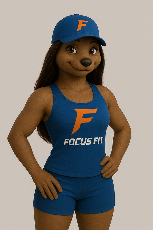 Mascote Megan Foca da Focus Fit